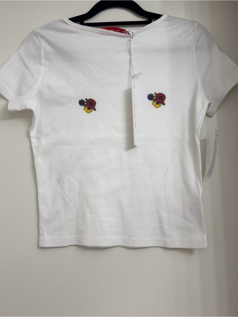 NWT Lisa Says Gah Alex 100% Cotton White Fruit Tee T-shirt Size Medium